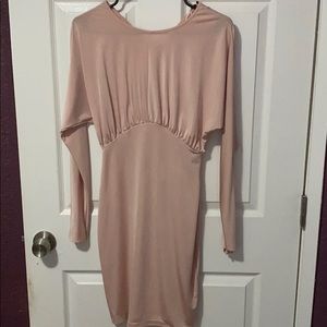 Long sleeve blush Zara dress
